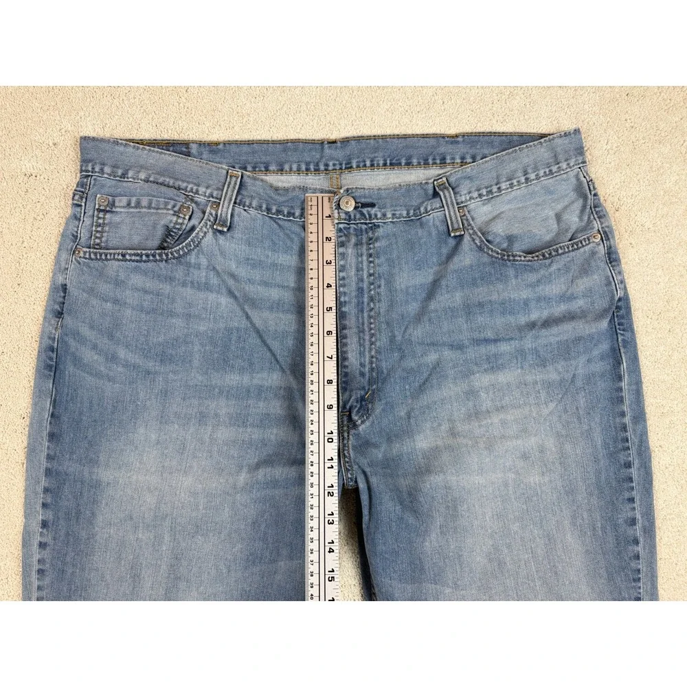 Levis 569 Mens Loose Straight Baggy Workwear Jeans Blue 44x32 Actual 42x29 #1468